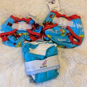 Diaper cover and all-in-one